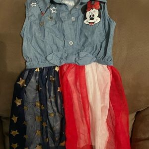 Disney Junior Minnie Mouse patriotic summer dress